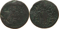 PAPAL STATES QUATTRINO FERRARA BENEDICT XIV. 1740-1758 -