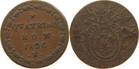 PAPAL STATES QUATTRINO LEO XII. -