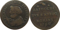 PAPAL STATES 2 1/2 BAIOCCHI 2 1/2 BAIOCCHI 1796 ROMA -