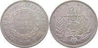 BRAZIL 1000 REIS Pedro II. 1831 - 1889 -