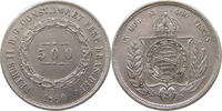BRAZIL 500 REIS Pedro II. 1831 - 1889 -