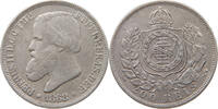 BRAZIL 200 REIS Pedro II. 1831 - 1889 -