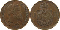 BRAZIL 10 REIS Pedro II. 1831 - 1889 -