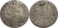 HAUS HABSBURG 3 KREUZER 1689 HALL LEOPOLD I. (1657-1705) SS 13.88 £  +  5.20 £ shipping