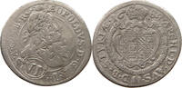 Haus Habsburg 6 Kreuzer Leopold I. 1657-1705. -