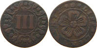 Lippe-Detmold 3 pfennig Simon Philip Friedrich Adolf -
