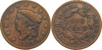 USA LARGE CENT CORONET HEAD -