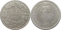 SCHWEIZ 2 FRANKEN FRANCS SELTEN -