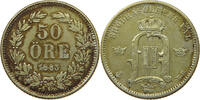 SWEDEN 50 ÖRE Oskar II. (1872-1907) -