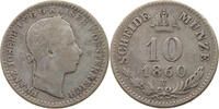 Haus Habsburg 10 Kreuzer 1860 V Franz Josef I. 1848-1916 s+ 43.38 £  +  5.20 £ shipping