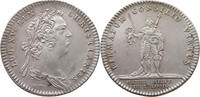 FRANCE JETON LOUIS XV. (1715–1774) SILVER JETON FIRMATUR CONSILIO VIRTUS -