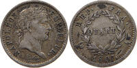 FRANCE QUART 1/4 FRANC Napoleon I. (1804-1814, 1815) -