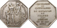 FRANCE MEDAILLE SILVER MEDAL NATARIAT DE FRANCE, BORRELL, 1874 -