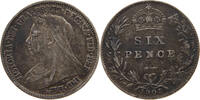 GREAT BRITAIN SIXPENCE Victoria 1837-1901 -