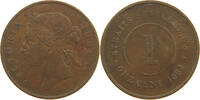 STRAITS SETTLEMENTS CENT 1884 Victoria 1837-1901 SS- 34.71 £  +  5.20 £ shipping