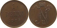 FINLAND PENNI Nikolaus II. (1894-1917) -