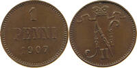 FINLAND PENNI Nikolaus II. (1894-1917) -