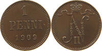 FINLAND PENNI Nikolaus II. (1894-1917) -