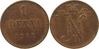 FINLAND PENNI Nikolaus II. (1894-1917) -