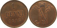 FINLAND PENNI Nikolaus II. (1894-1917) -