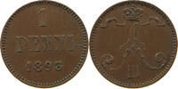 FINLAND PENNI Alexander III (1881-1894) -