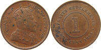 STRAITS SETTLEMENTS CENT Edward VII., 1901 - 1910 -