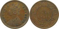 INDIA BRITISH 1/12 ANNA Victoria 1837-1901 -