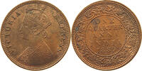 INDIA BRITISH 1/4 ANNA Victoria 1837-1901 -