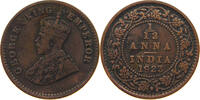 INDIA BRITISH 1/12 ANNA George V. (1910-1936) -