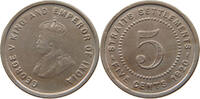 STRAITS SETTLEMENTS 5 CENTS George V. (1910-1936) -