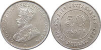 STRAITS SETTLEMENTS 50 CENTS George V. (1910-1936) -