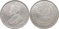 STRAITS SETTLEMENTS 50 CENTS George V. (1910-1936) -