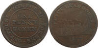 GREAT BRITAIN PENNY 1813 GEORGE III. 1760-1820 FLINT LEAD WORKS S-SS 60.74 £  +  5.20 £ shipping