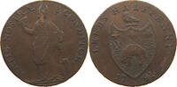 GREAT BRITAIN HALFPENNY 1791 GEORGE III. 1760-1820 LEEDS S-SS 30.37 £  +  5.20 £ shipping