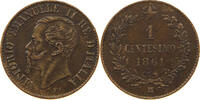 ITALY CENTESIMO 1861 M Vittorio Emmanuele II. (1861-1878) SS 13.88 £  +  5.20 £ shipping