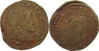 ITALY STATES NAPLES TORNESE Felipe II. OVERSTRUCK -
