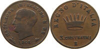 ITALY STATES NAPOLEON I. 3 CENTESIMI Napoleon I. (1804-1814, 1815) -