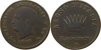 ITALY STATES NAPOLEON I. 3 CENTESIMI Napoleon I. (1804-1814, 1815) -