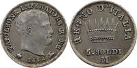 ITALY STATES NAPOLEON I. 5 SOLDI Napoleon I. (1804-1814, 1815) -