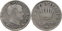 ITALY STATES NAPOLEON I. 5 SOLDI Napoleon I. (1804-1814, 1815) -