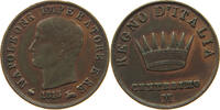 ITALY STATES NAPOLEON I. CENTESIMO Napoleon I. (1804-1814, 1815) DOUBLE STRUCK 3 IN 1813 -