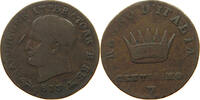 ITALY STATES NAPOLEON I. CENTESIMO Napoleon I. (1804-1814, 1815) MINTING ERROR -