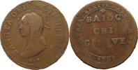 PAPAL STATES 5 BAIOCCHI OVERSTRUCK -