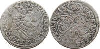 POLAND 6 GROSCHEN Johann Casimir 1649-1668 -