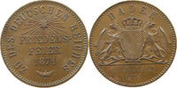 Baden Kreuzer Friedrich I. 1852-1907. -