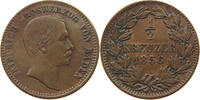Baden 1/2 Kreuzer Friedrich I. 1852-1907. -