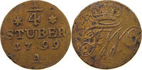 PREUSSEN 1/4 STUBER Friedrich Wilhelm III. (1797-1840) -