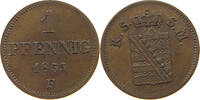 SACHSEN PFENNIG Johann (1854-1873) -