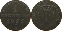 Preußen 1 Pfennig Friedrich Wilhelm III -