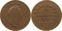 BADEN 1/2 KREUZER Leopold Großherzog (1830-1852) -